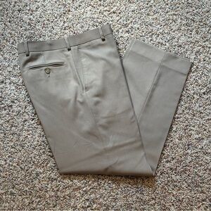 Nordstrom Boys Tan Dress Pants Straight-Leg Cut Size Y16